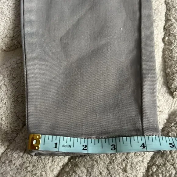 OAT NEW YORK Mid-rise skinny ankle jeans 🌺 stretch 🌺 NWT 🌺 gray 🌺 size 25 - Picture 10 of 10